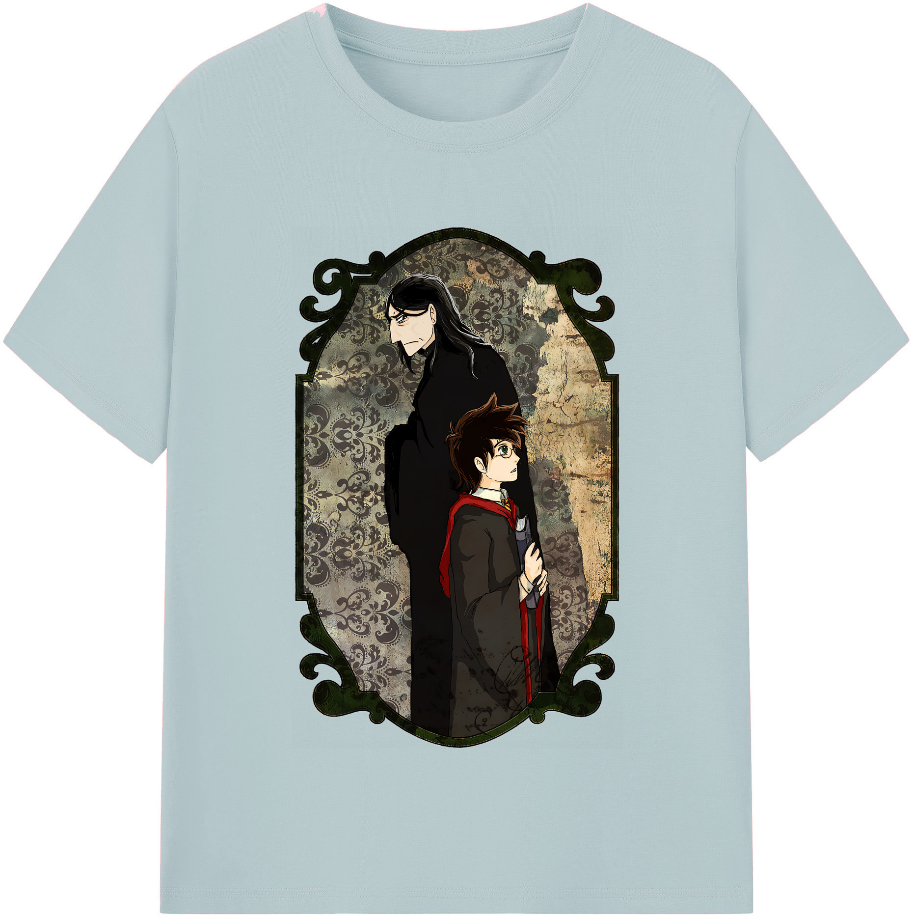 （画像用） Harry Potter ハリー・ポッターシリーズ 綿100％半袖Tシャツ（フロントプリント）